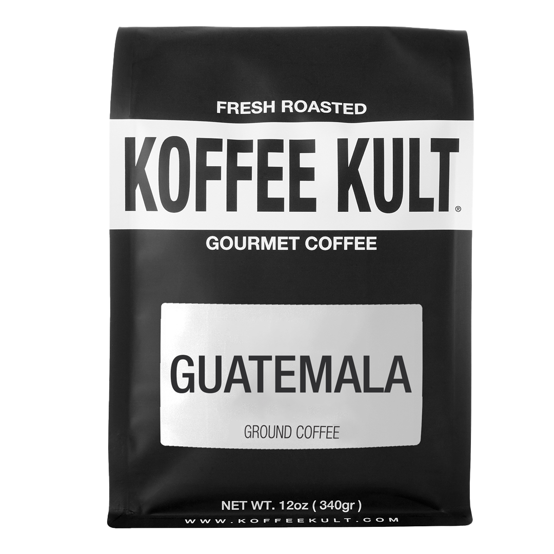 Guatemala 12oz ground coffee front facing