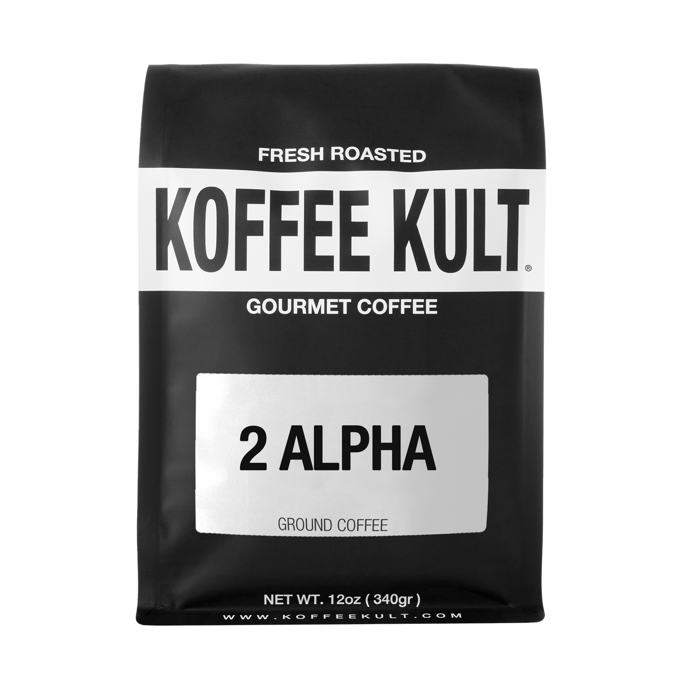 2 Alpha 12oz Ground Coffee Front Facing