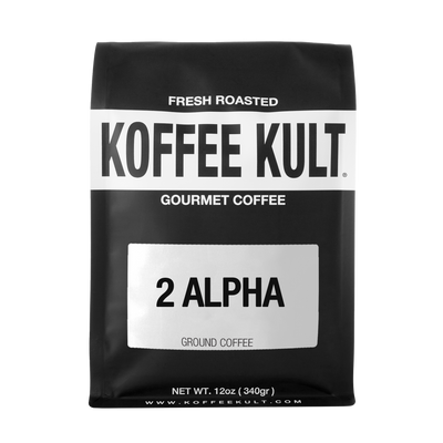 2 Alpha 12oz Ground Coffee Front Facing