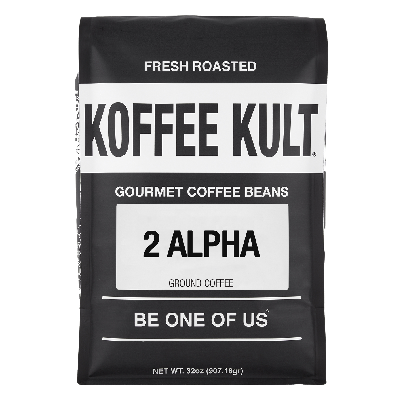 2 Alpha 32oz Ground Coffee Front Facing