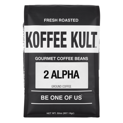 2 Alpha 32oz Ground Coffee Front Facing