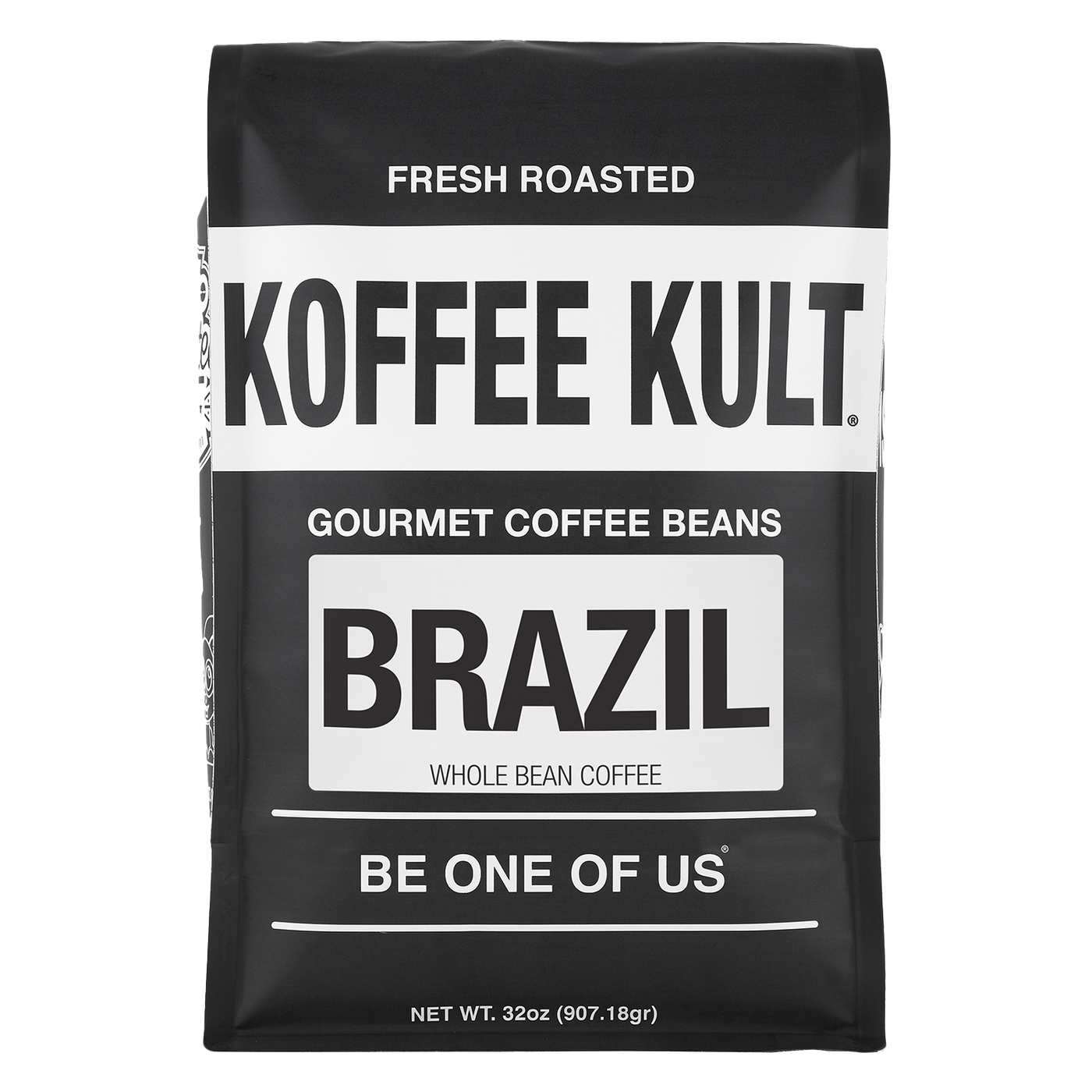 Brazil 32oz Whole Bean Coffee Front Facing