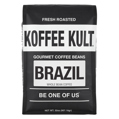 Brazil 32oz Whole Bean Coffee Front Facing