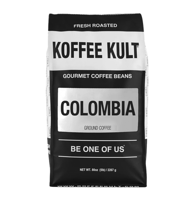 Colombia 80oz ground coffee front facing