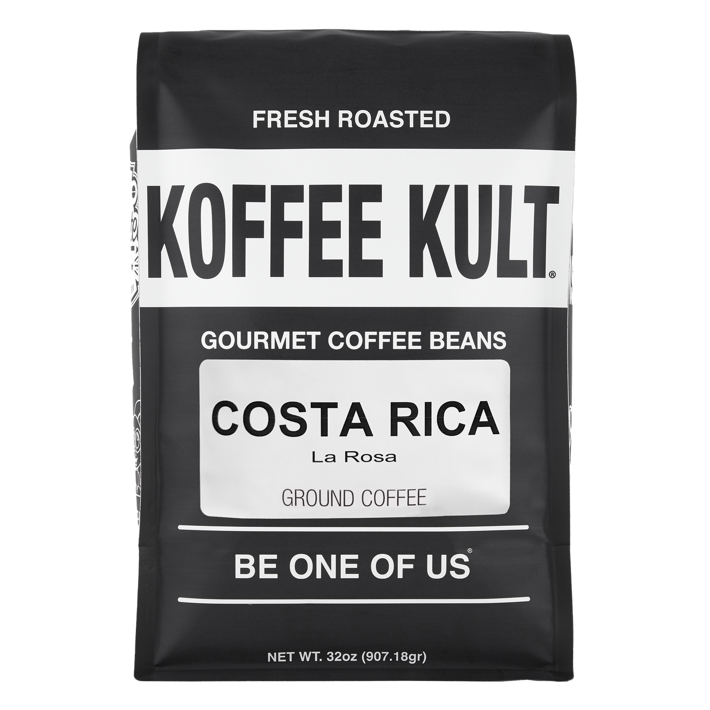 Costa Rica 32oz ground coffee front facing