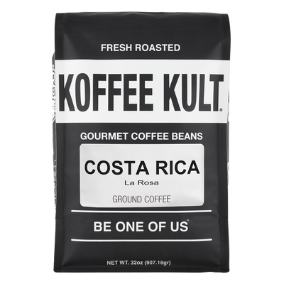 Costa Rica 32oz ground coffee front facing