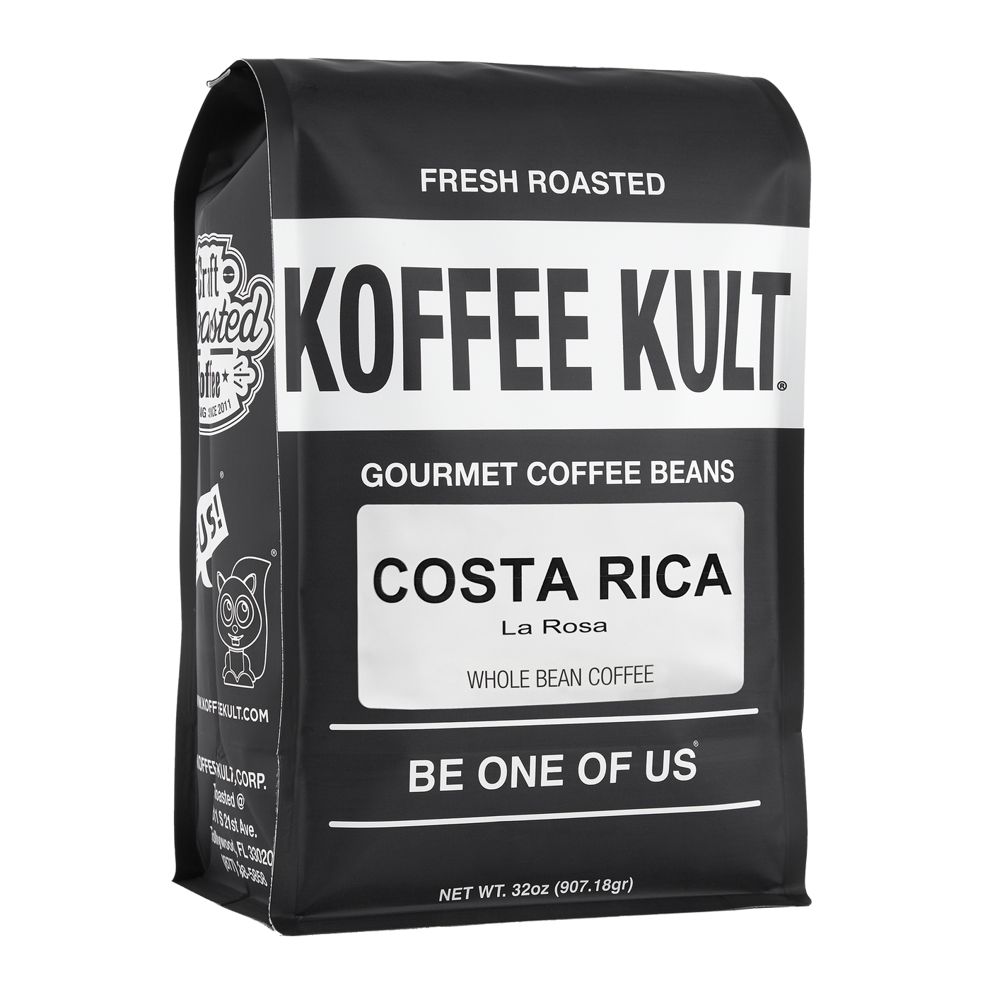 Costa Rica 32oz whole bean coffee