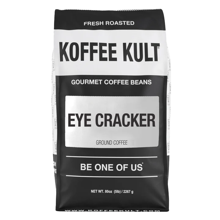 Eye Cracker 80oz Ground Coffee Front Facing