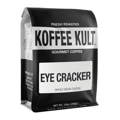 Eye Cracker 12oz Ground Coffee Right Facing