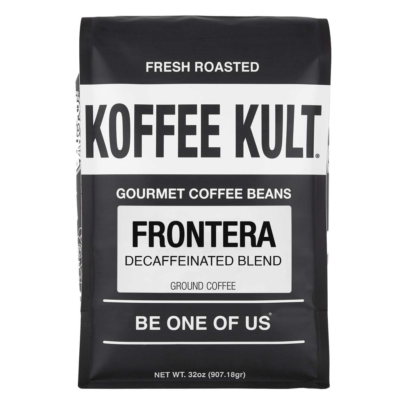 Frontera Decaf 32oz Ground Coffee Front Facing