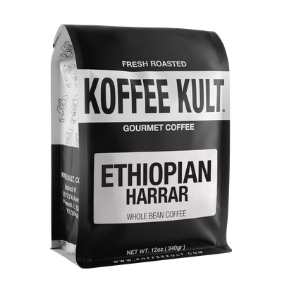 Ethiopian Harrar 12oz whole bean coffee