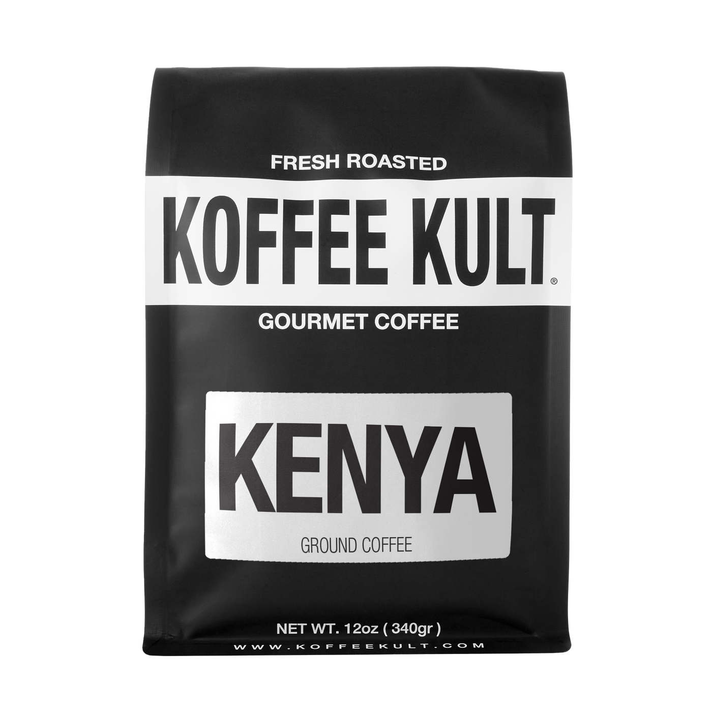 Kenya 12oz Ground Coffee front facing