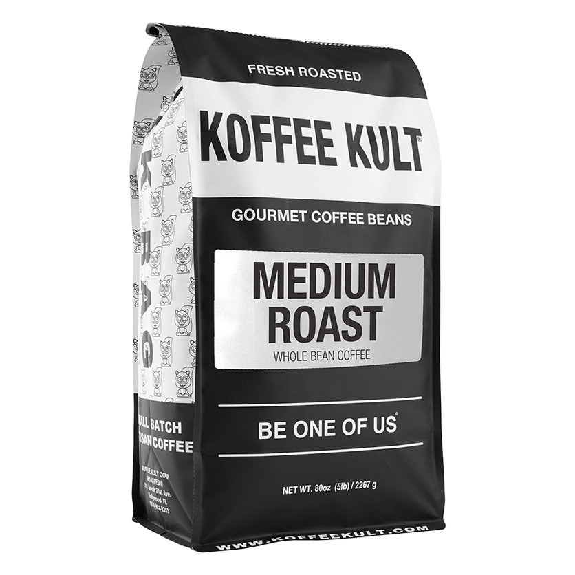 Medium Roast 80oz whole bean coffee