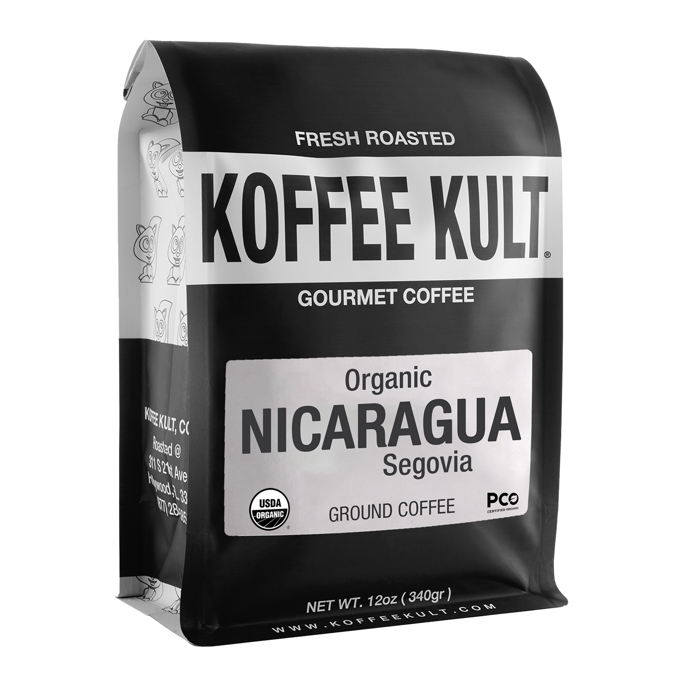 Nicaragua coffee ground