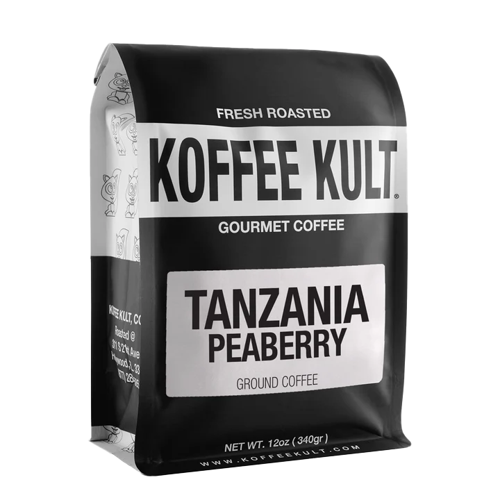 Tanzania Peaberry 12oz ground coffee