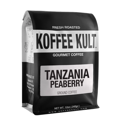 Tanzania Peaberry 12oz ground coffee