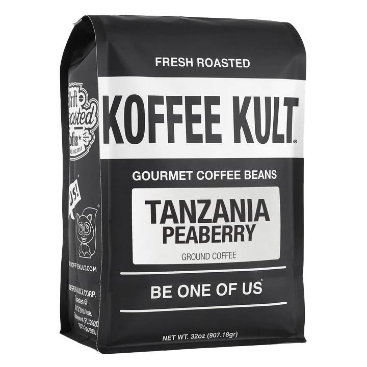 Tanzania Peaberry 32oz ground coffee