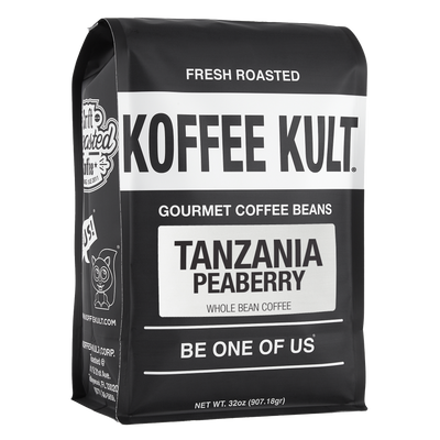 Tanzania Peaberry 32oz whole bean coffee