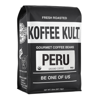 Peru Organic Coffee 32oz ground right