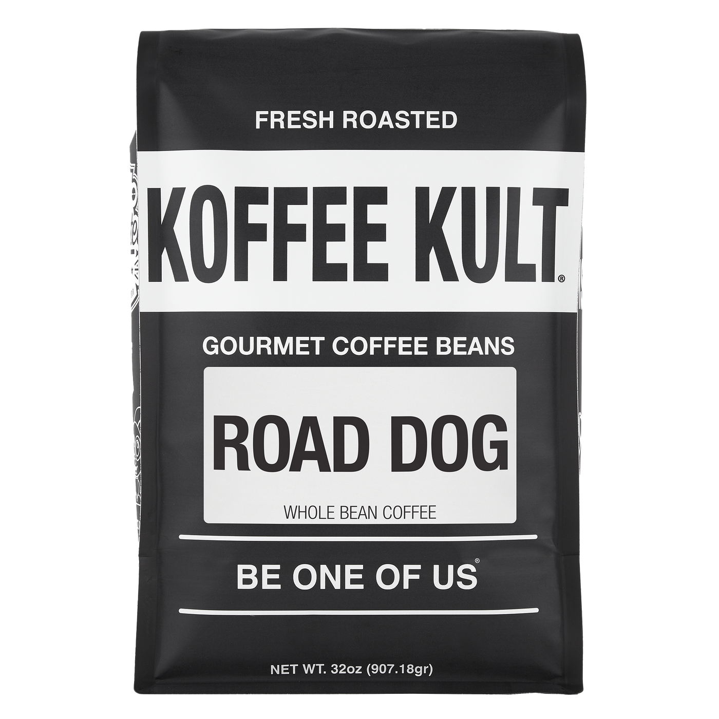 Road Dog 32oz Whole Bean Coffee Front Facing