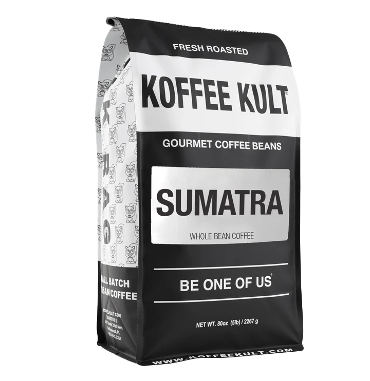 Sumatra 80oz whole bean coffee