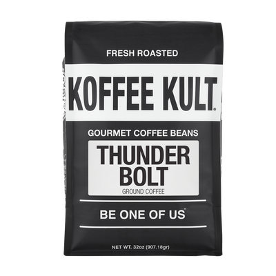 Thunder Bolt 32oz Ground Coffee Front Facing