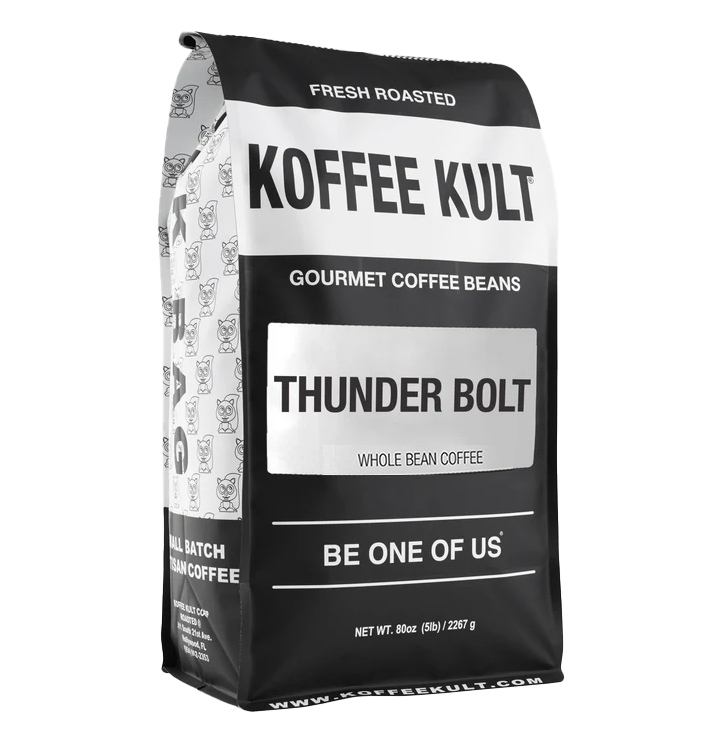 Thunder Bolt 80oz Whole Bean Coffee