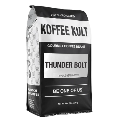 Thunder Bolt 80oz Whole Bean Coffee