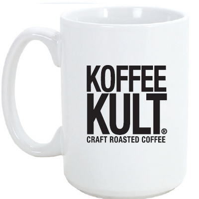 Koffee Kult 15oz White Coffee Mug